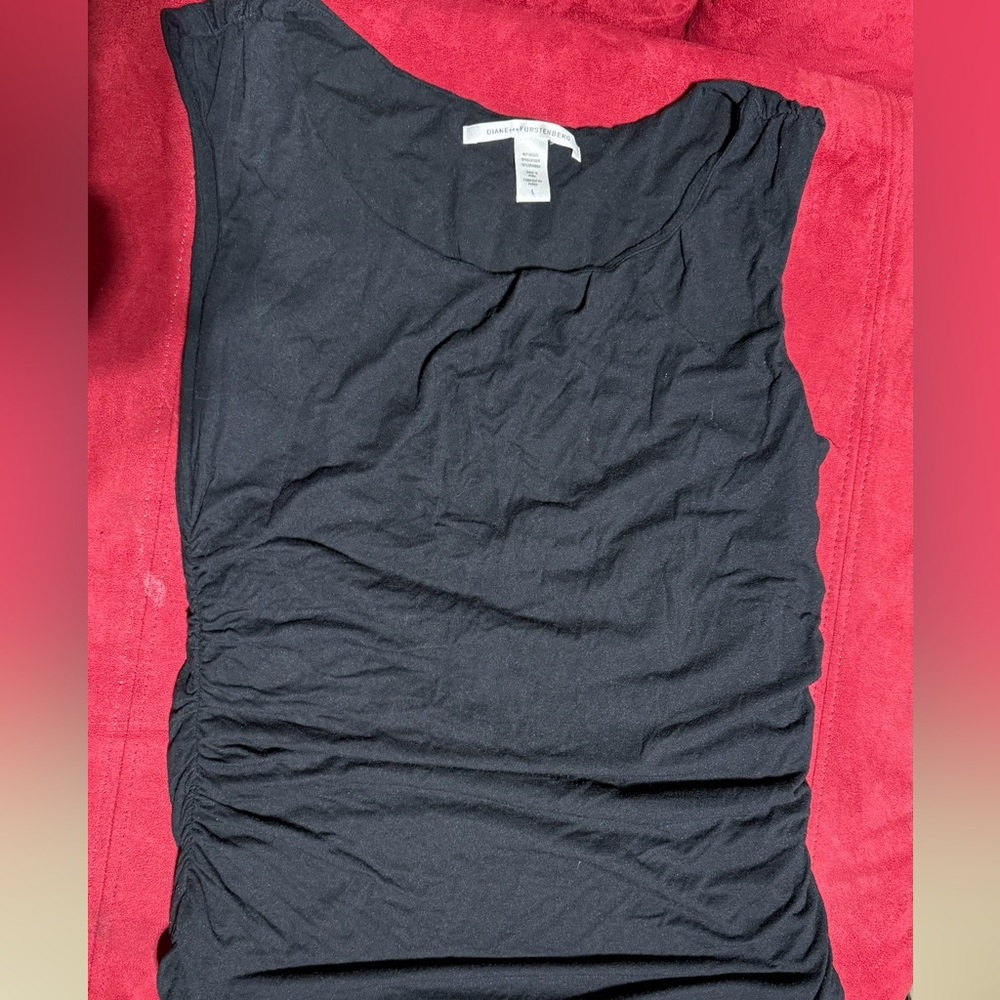 Black Large Tank Top